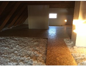 Izolace stropu rodinného domu s podlahovým systémem DPS